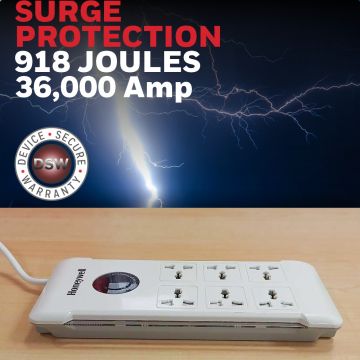 6 Socket Surge Protector a